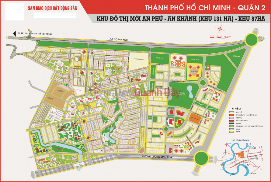 Villa Land for Sale in An Phu - An Khanh 10 x17 Pink Book Sales Listings