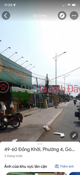 The owner needs to sell a plot of land at alley 10, ward 4, Go Cong town, Tien Giang, Vietnam Sales, đ 1 Billion