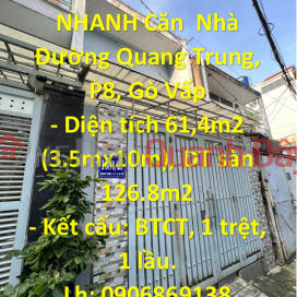 OWNER NEED TO SELL QUICKLY House on Quang Trung Street, Ward 8, Go Vap _0