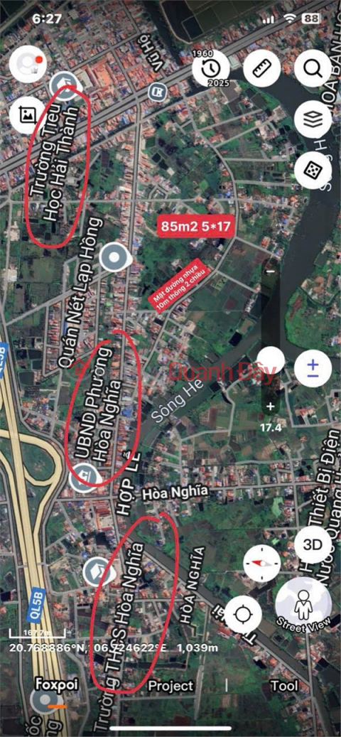 90m2 plot of land on a 10m wide paved road connecting Hoa Nghia and Duong Kinh - ZALO 0567 222 555 _0