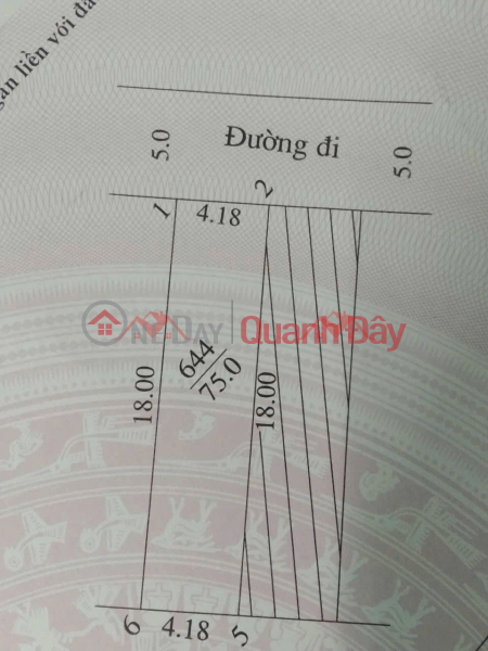 CHÍNH CHỦ CẦN BÁN LÔ ĐẤT 75M TẠI THỤY HƯƠNG-PHƯỜNG CHƯƠNG MỸ-HÀ NỘI | Việt Nam Bán, đ 3,6 tỷ