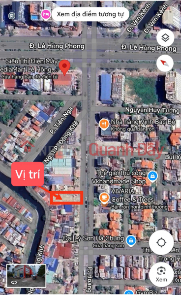 Property Search Vietnam | OneDay | Nhà ở Niêm yết bán | Bán đất mặt đường 40m Lô 28 Lê Hồng Phong, 490m MT 14m, ngay Mediamart, Giá 130 tr/m