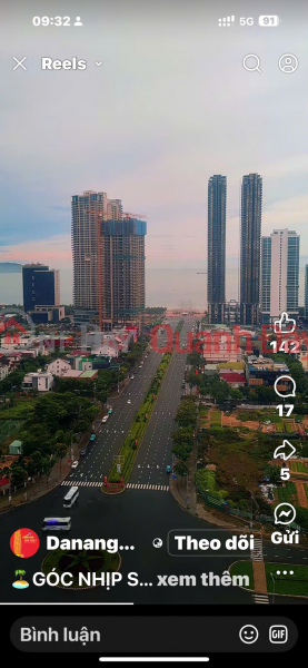 + Vương Thừa Vũ, Sơn Trà. Bán đất tặng Nhà C4 kinh doanh, đi bộ vài phút ra bãi tắm phạm văn đồng., Việt Nam Bán, đ 66,8 tỷ