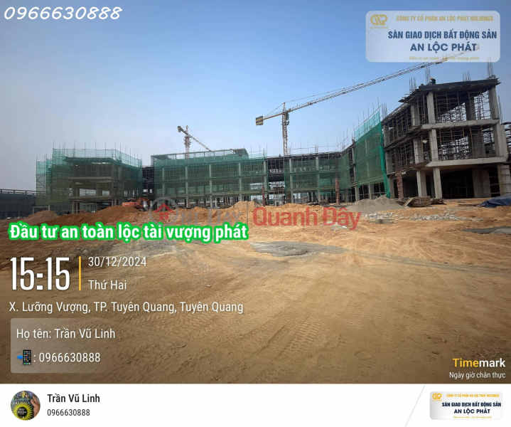 Property Search Vietnam | OneDay | Nhà ở | Niêm yết bán Bán đất nền 110m2, sổ đỏ, gần BV 20ha Tuyên Quang