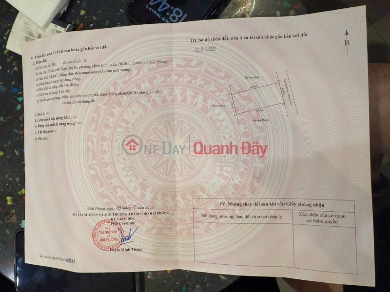 Property Search Vietnam | OneDay | Residential Sales Listings ROUTE 2 THUONG DUC – MINH DUC – DO SON PRICE 9xx MILLION VND SMALL PLOTS RARE OPPORTUNITY ZALO 0567 222 555