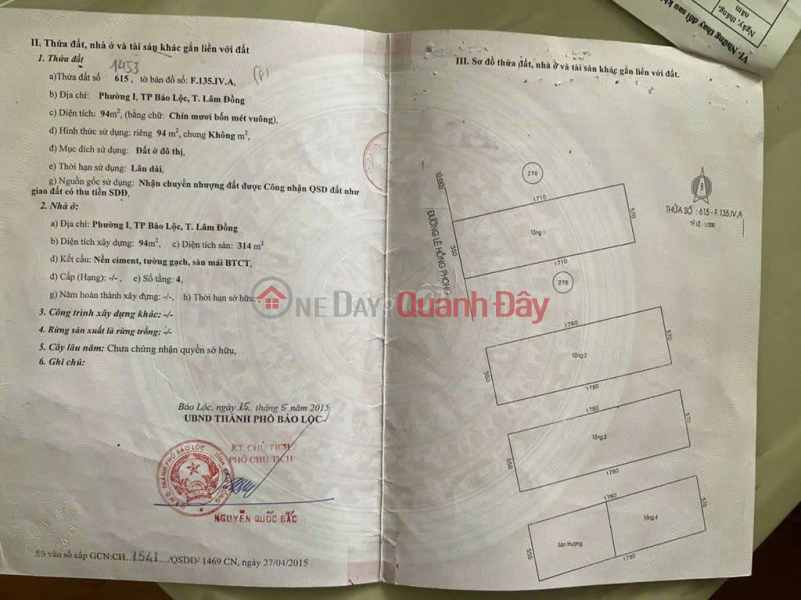 Property Search Vietnam | OneDay | Residential, Sales Listings, HOUSE IN BEAUTIFUL LOCATION - GOOD PRICE Own a beautiful house in the center of Ward 1, Bao Loc City, Lam Dong Province