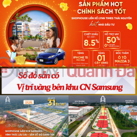 Cơ Hội Vàng Đầu Tư Shophouse Liền Kề Khu CN Samsung - Phổ Yên, Thái Nguyên! _0