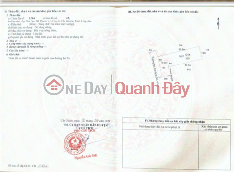 ĐẤT ĐẸP - ĐẦU TƯ SINH LỜI - Cần Bán Gấp Lô Đất Tiềm Năng Xã Phước Lý, Cần Giuộc, Long An _0