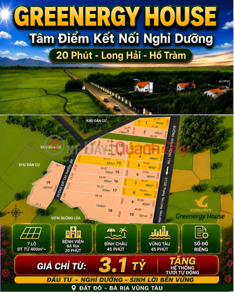 GREENERY HOUSE LONG TAN – BA RIA VUNG TAU Sales Listings