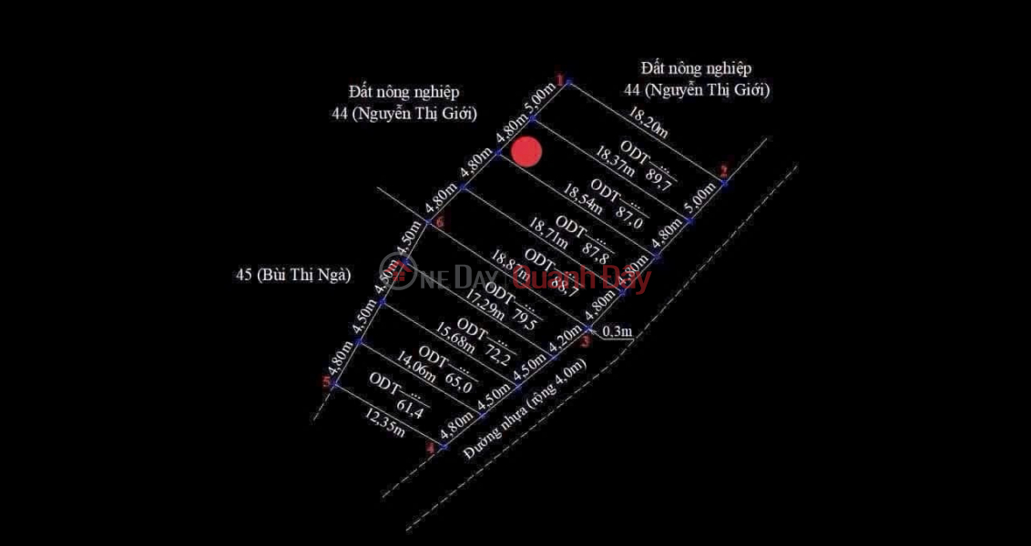 LAND FOR SALE ON ASPHALT ROAD IN BANG LA WARD - DO SON - 87m2 - Do Son - Price 9xx million VND Sales Listings