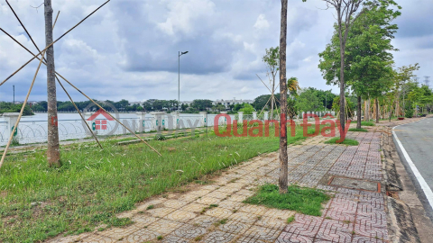 Lô góc KDC Bộ Công An, Phạm Hữu Lầu, 81 triệu/m, cạnh sông _0