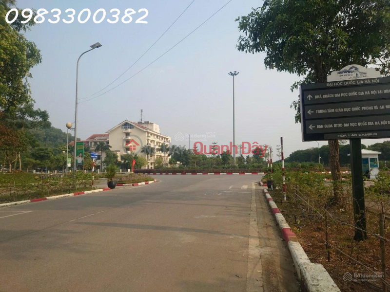 100m2 Land near Lang Hoa Lac intersection, National University and CNC Park Sales Listings