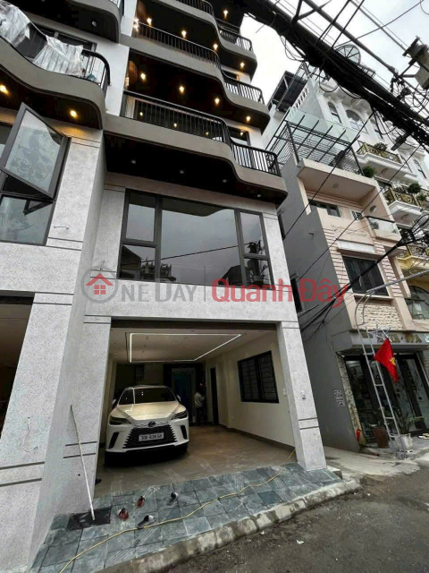 Beautiful house with elevator - suitable for business - car access - park view. Sai Dong, 58m2 x 7 floors, Long Bien. Price: 16.5 billion VND. _0
