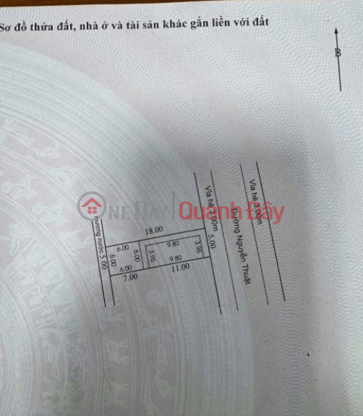 Bán nhà mặt tiền Nguyễn Thuật gần Công Viên Yên Thế - Bắc Sơn Niêm yết bán