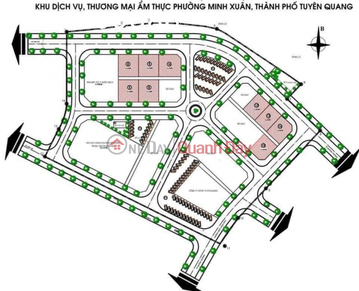 Land with 2 frontages on Ngo Quyen street, view of Song Lo, 18m frontage Sales Listings