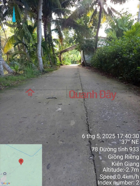 BEAUTIFUL LAND - GOOD PRICE - URGENT SALE Potential Land Lot In Dong Tram Hamlet, Long Thanh Commune, Kien Giang, Vietnam, Sales, đ 2.16 Billion