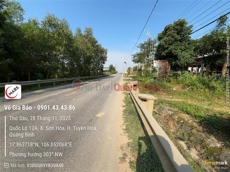 The owner is selling land in Tuyen Hoa, Quang Binh. Sales Listings