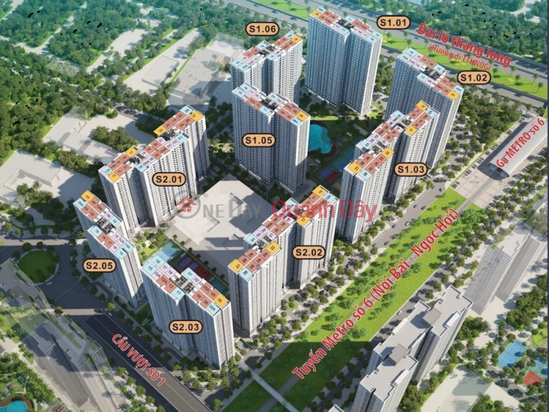 Vinhomes Smart City 55m2, FULL FURNITURE, Stay NOW, 2 bedrooms 1, 2 lots – 2.1 billion | Vietnam | Sales | đ 2.1 Billion