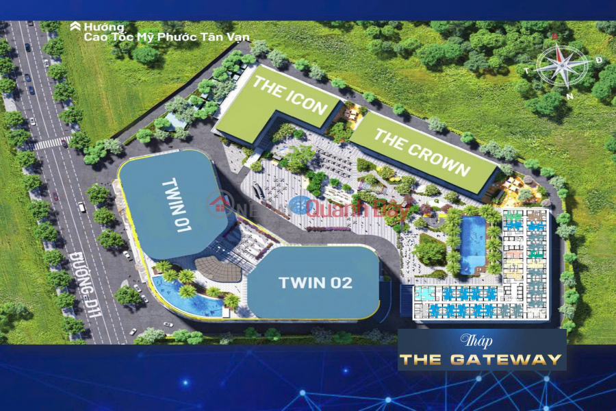 đ 3,25 tỷ | CHỈ 150 TR SỞ HỮU THÁP ĐÔI BCONS CENTER CITY đ.Thống Nhất P. Đông Hòa- PHỒN HOA CHUẨN MỰC THƯỢNG LƯU