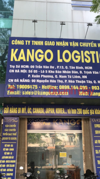 Công ty tnhh giao nhận vận chuyển Kango Logistics- 90 Nguyễn Hữu Thọ (Kango Logistics Freight Forwarding Company Limited - 90 Nguyen Huu Tho) Hải Châu | ()(3)
