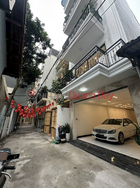 Beautiful house in Ngoc Lam, 80m² x 6 floors, 4.8m frontage, garage, elevator, fully furnished. _0