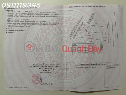 Owner needs to sell a prime plot of land with two road frontages on DH615 road, Long Nguyen, Bau Bang, 924.5 m2. _0