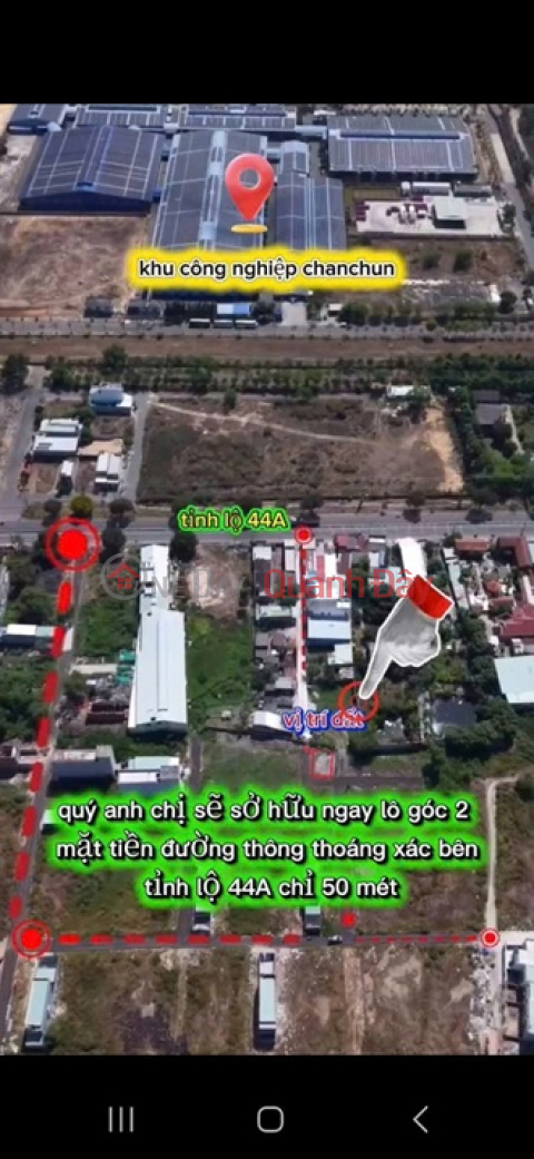 ĐẦU TƯ SINH LỜI - Chính Chủ Bán Lô Đất Đối Diện Cty Chanchul An Ngãi, H. Long Điền, Bà Rịa Vũng Tàu. _0