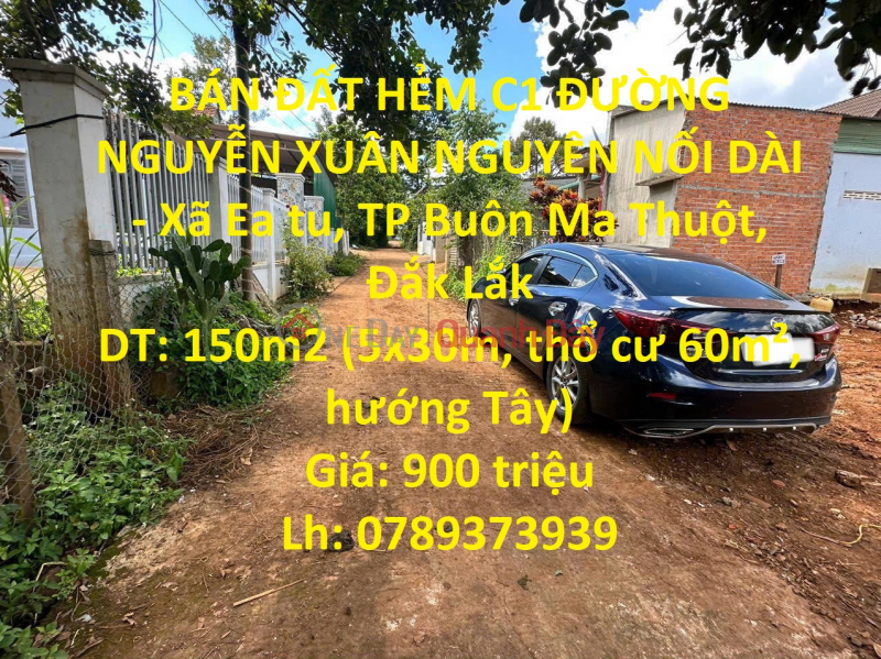 LAND FOR SALE C1 NGUYEN XUAN NGUYEN NGUYEN DRIVE - Ea tu Commune, Buon Ma Thuot City, Dak Lak Rental Listings