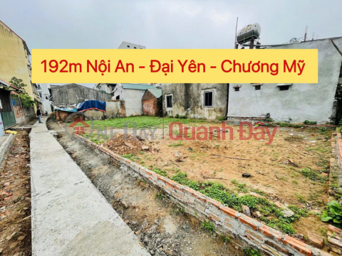 CẦN BÁN SIÊU PHẨM 192M TÁCH ĐƯỢC 2 LÔ TẠI ĐẠI YÊN-CHƯƠNMG MỸ-HÀ NỘI SÁT NGAY TỈNH LỘ 419 _0