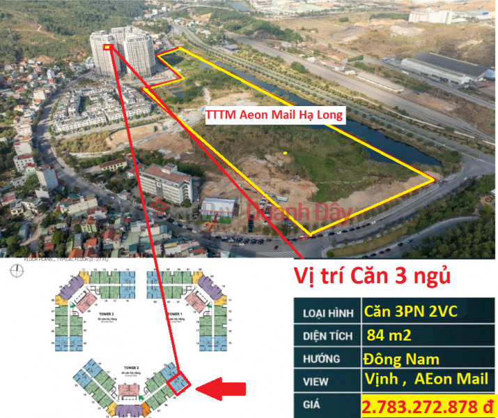 Chỉ từ 835 TRIỆU nhận nhà ở/kinh doanh luôn. FULL nội thất. Thời gian SIÊU GIÃN 3 Năm Không L.ãi View vịnh Niêm yết bán