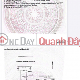 Owner needs to sell a prime plot of land on Tran Quoc Hoan Street, Tan Binh Ward, with an area of 113.7m2, at an investment price. _0