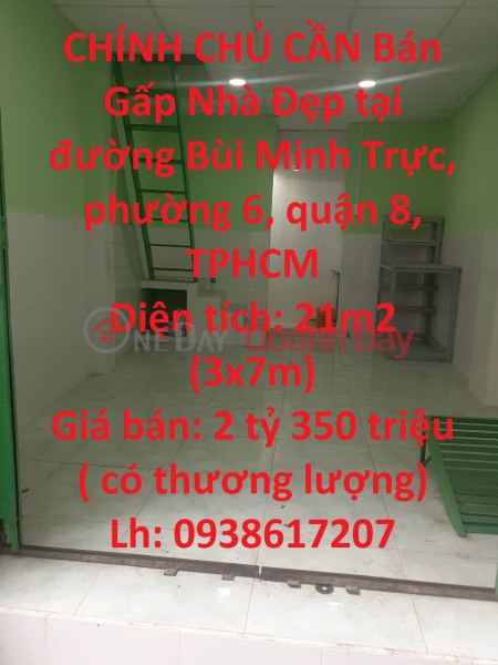 GENERAL FOR SALE Urgent Beautiful House in District 8, Ho Chi Minh City Sales Listings