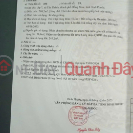 Bán 298.2m2 đất tại Ấp 7, Tân Thành, Đồng Xoài, 730 triệu - hàng hiếm đẹp, nhiều tiện ích _0