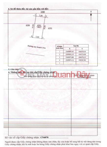 đ 4.68 Billion, OWNER'S LAND - Good price - Need to sell land quickly in Good Location at Dong Tien, Pho Yen, Thai Nguyen