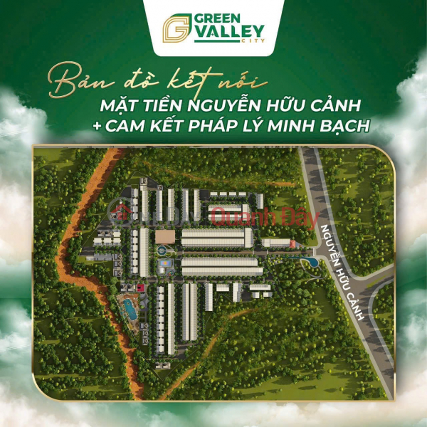 đ 6 Billion, Villas and townhouses in the Green Valley City project, a French-style "Compound".