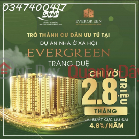 DON'T RENT A ROOM FOR CHILDREN, OWN THE APARTMENT IN EVERGREEN TRANG DUUE FOR ONLY 2.8 MILLION\/MONTH _0