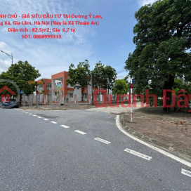 OWNER'S LAND - SUPER INVESTMENT PRICE IN Dang Xa Commune, Gia Lam, Hanoi _0