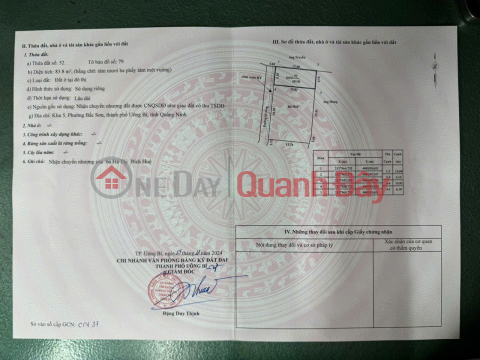 LAND OWNED BY THE OWNER - GOOD PRICE, URGENT SALE OF A PLOT OF LAND IN UONG BI CITY, QUANG NINH PROVINCE _0