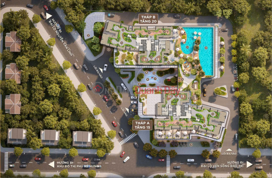 Vlasta Premier quận 7 - Căn hộ view sông Sài Gòn - Giá giai đoạn 1 chỉ từ 8X triệu 1m2 | Việt Nam Bán, đ 5,05 tỷ