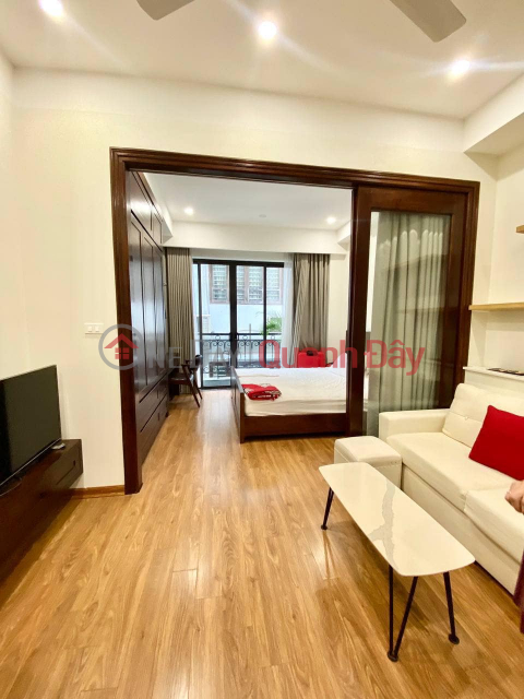 Apartment 1N1K, lane 19 Lieu Giai-Tay Ho, 45m with balcony, car alley _0