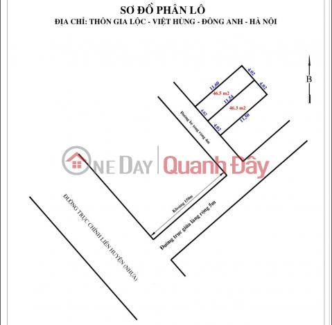 HOT GOOD!!! Gia Loc Viet Hung land for sale, 46m of truck space, price only 2.x billion TL. Contact: 0936123469 _0