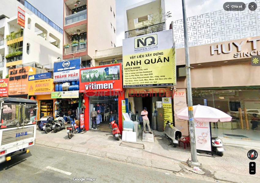 Owner selling a house with a prime location on Bach Dang Street, Binh Thanh District - 103m2 - Wider at the back (5.35m) - Bustling business area. | Vietnam Sales đ 30 Billion