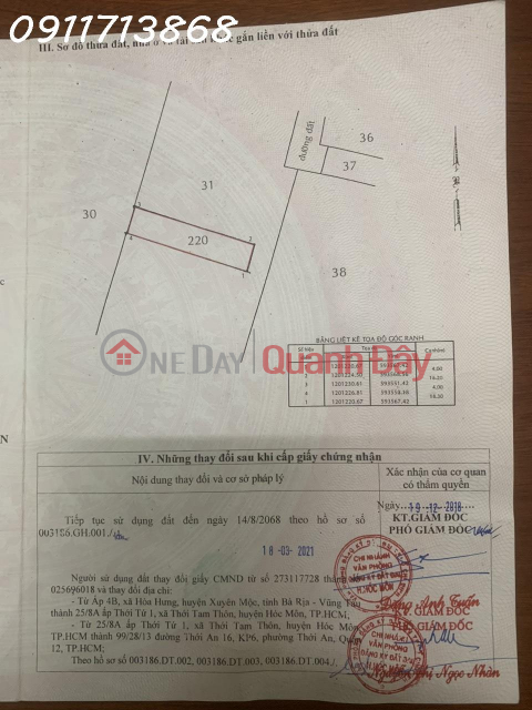 Bán lô đất siêu đẹp đường Thương Mại 1, xã Bà Điểm, TP. HCM, Dt 73m2, giá 3,65 tỷ _0
