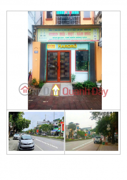 Owner needs to sell a house located on a prime street location at 185 Quang Trung, Ngoc Trao Ward, Thanh Hoa City, Thanh Hoa Province. Sales Listings