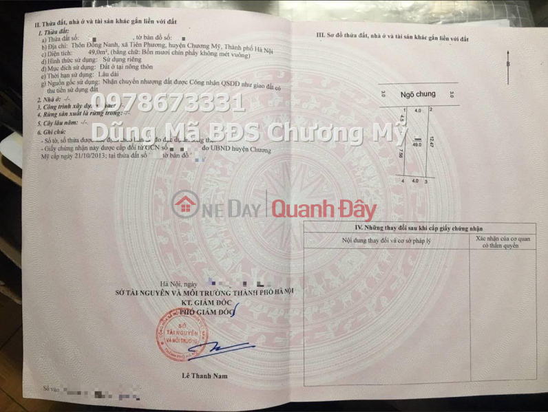 Property Search Vietnam | OneDay | Nhà ở, Niêm yết bán GIÁ CHỈ 1TY4 SỞ HỮU LÔ ĐÂT NGHỈ DƯỠNG TẠI TIÊN PHƯƠNG-CHƯƠNG MỸ