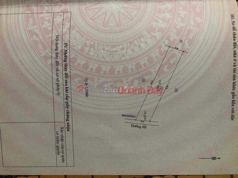 Property Search Vietnam | OneDay | Nhà ở, Niêm yết bán Chính Chủ Cần Bán Lô Đất Xã Tân Định, Huyện Bắc Tân Uyên, Bình Dương