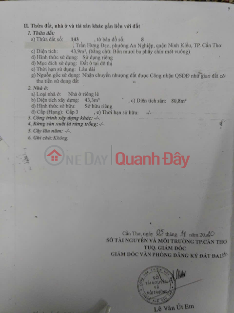 CHÍNH CHỦ Cần Bán Nhanh Căn Nhà Đẹp Tại Hẻm 70 Trần Hưng Đạo, P. An Nghiệp, Ninh Kiều, Cần Thơ _0