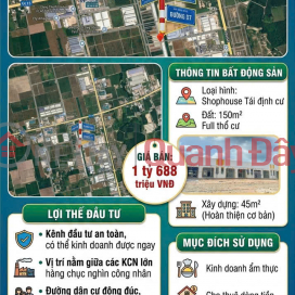 Shophouse khu phố ẩm thực 5D Bàu Bàng, Bình Dương - Vừa ở vừa kinh doanh cực đẹp - Đầu tư sinh lời _0