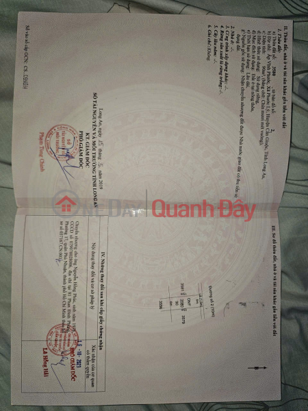 ĐẤT ĐẸP – GIÁ TỐT – CHÍNH CHỦ CẦN BÁN TẠi Xã Phước Lý , Cần Giuộc Long An Niêm yết bán