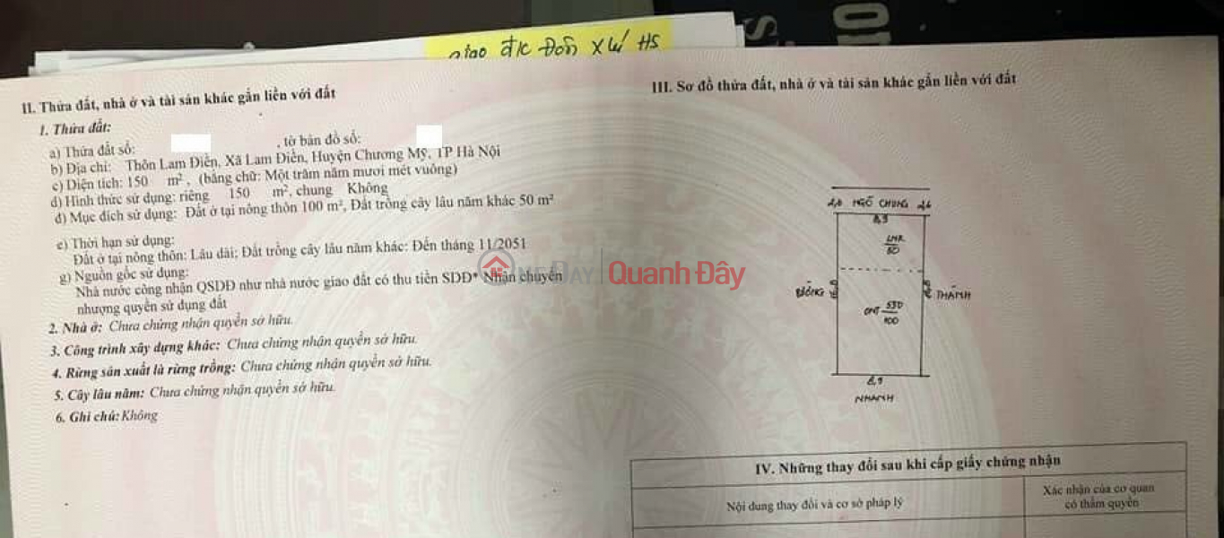 Đất đầu tư phân lô giá rẻ dành cho các nhà đầu tư thông thái.Liên hệ e Thắng 0982963222 Niêm yết bán